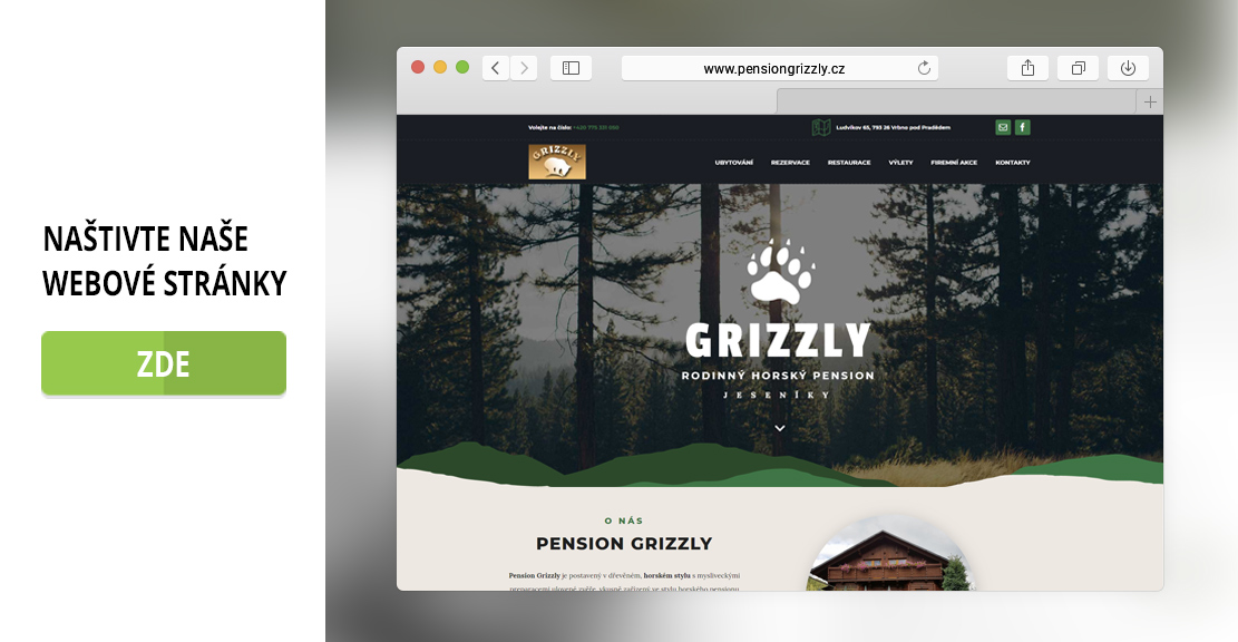 Pension Grizzly in Ludvíkov, Czech Republic